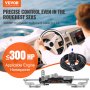VEVOR Hydraulic Outboard Steering Kit, 300HP, Marine Boat Hydraulic Steering System, med rorpumpe to-vejs låsecylinder og 26 fod hydraulisk styreslange, til enkelt-station enmotors både