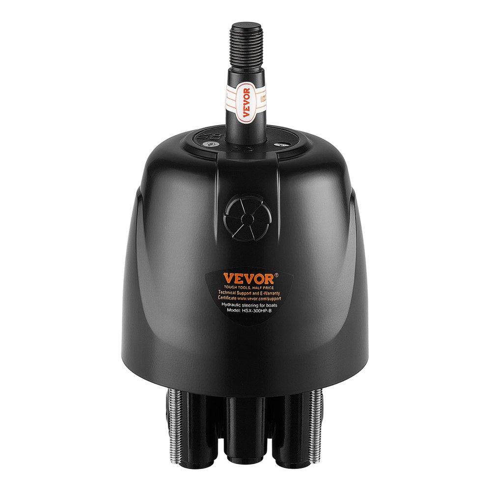 VEVOR Hydraulic Steering Kit 300HP Hydraulic Outboard Steering System 7.92m, Marine Boat Steering System, 2.5 MPa Helm Pump, Two-Way Lock Cylinder, 7.92 m High-Strength Hoses, for Single-Engine Use