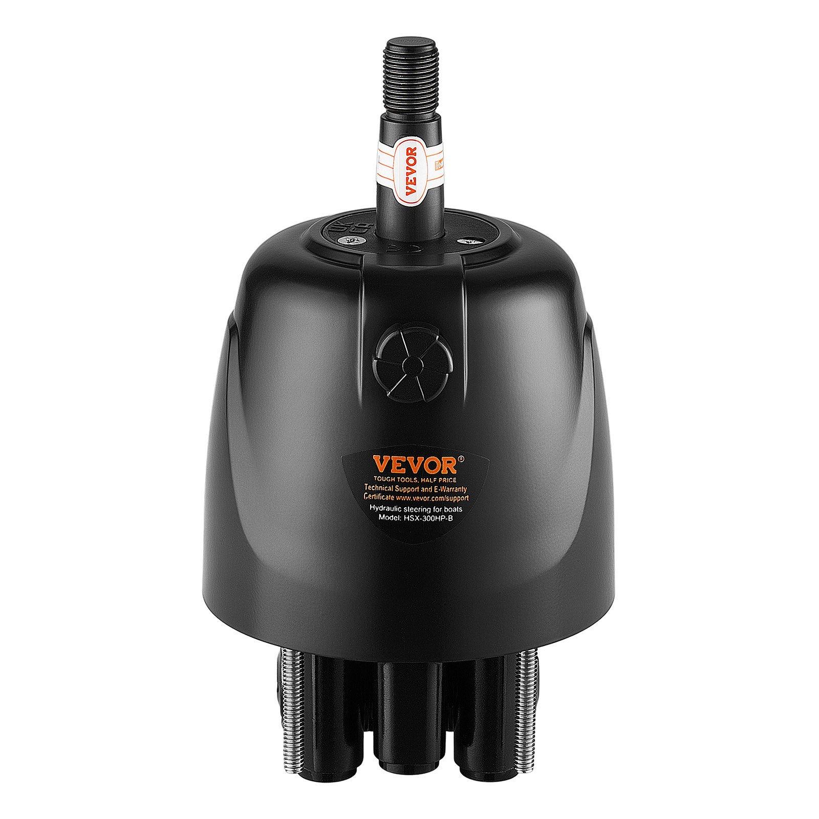 VEVOR Hydraulic Steering Kit 300HP Hydraulic Outboard Steering System 7.92m, Marine Boat Steering System, 2.5 MPa Helm Pump, Two-Way Lock Cylinder, 7.92 m High-Strength Hoses, for Single-Engine Use