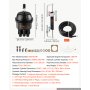 VEVOR Hydraulic Steering Kit 90HP Hydraulic Outboard Steering System 6.1m, Marine Boat Steering System, 2.5 MPa Helm Pump, Two-Way Lock Cylinder, 6.1 m High-Strength Hoses, for Single-Engine Use