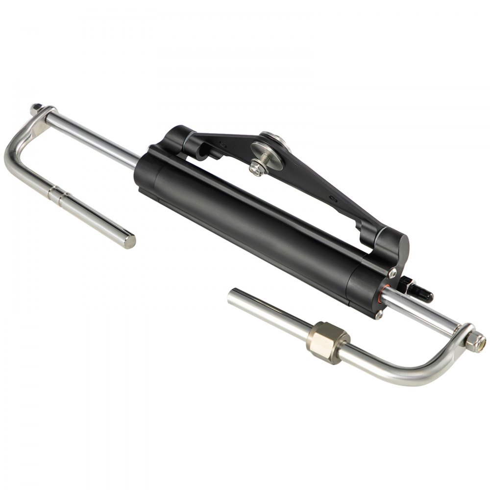 VEVOR Hydraulic Steering Cylinder HC4645H Front Mount Hydraulic Outboard Marine Steering Cylinder Suit for Up to 150HP Boats Steering,hydraulic steering