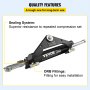VEVOR HC4645H Front Mount Hydraulic Outboard Steering Cylinder Ram Up To 150HP