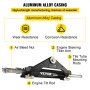 VEVOR HC4645H Front Mount Hydraulic Outboard Steering Cylinder Ram Up To 150HP