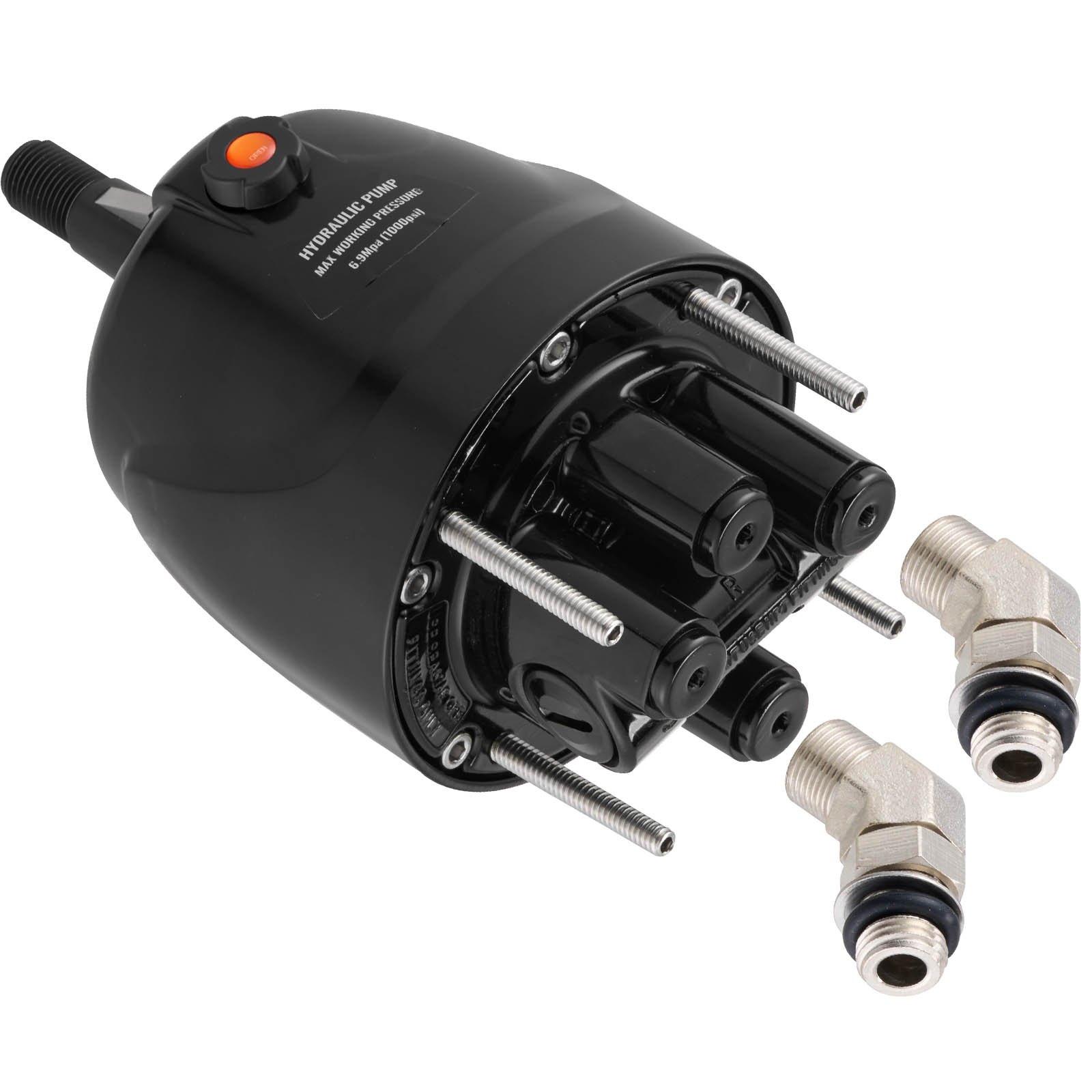 VEVOR Outboard Hydraulic Steering Pump Helm 300 HP Hydraulic Pump HH5271-3 for Cruisers Runabouts Boats