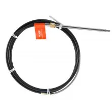 VEVOR Boat Steering Cable, 17 Feet Outboard Marine Rotary Steering Cable, 1/2 Ton High Tensile Strength, Steel Steering Wheel Cable Compatible with Most Single-Station Outboard Steering Systems