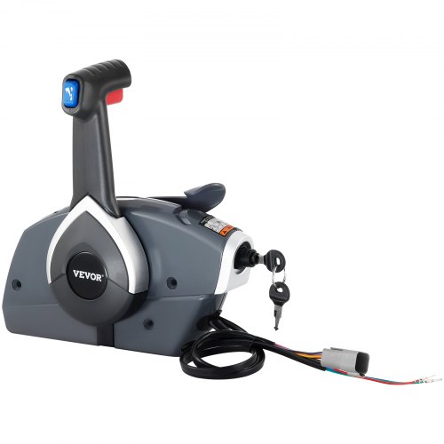 VEVOR Boat Throttle Control 5006180 Boat Control Box Outboard Control Box with Emergency Lanyard Side Mount Remote Control Box Shifter for Mercury Throttle/Shift Boat Motor Remote Control Box