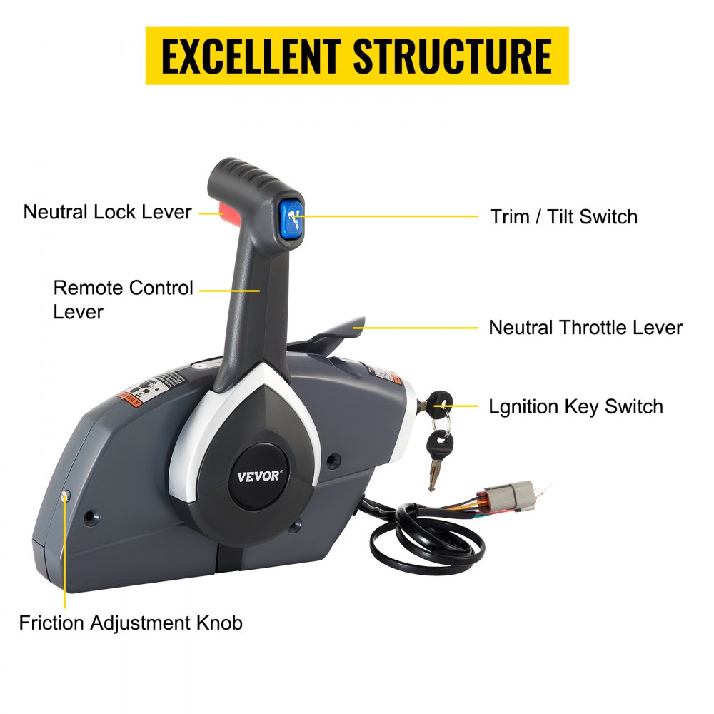 Boat Remote Control Box Throttle Shift for BRP Johnson Evinrude Outboard 5006180