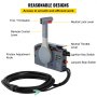 VEVOR Outboard Remote Control Box Side Mount Outboard Motor Fits for 703 Yamaha Outboards Push Throttle 10 Pin Cable 19.6 Feet Harness OEM 703-48205-16-00