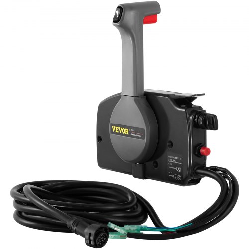 VEVOR Boat Throttle Control  Outboard Remote Control Box +10 Pin Cable Boat Control Box Smooth Control with Emergency Cord & Clip For Yamaha Outboard