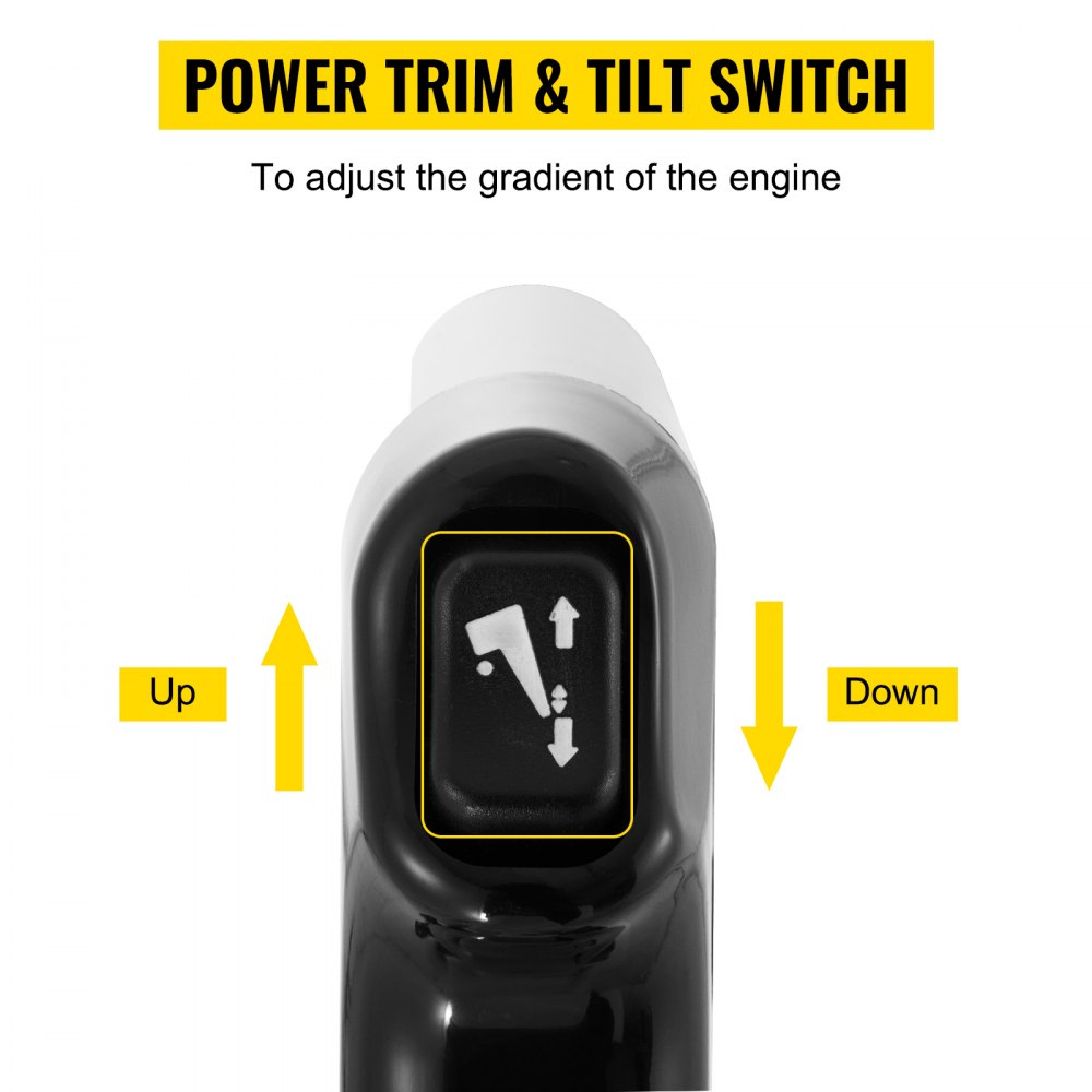 VEVOR Boat Throttle Control 704-48205-P1 Boat Outboard Engine Binnacle Remote Control Box For Yamaha Console 704 Single Outboard Remote Control Box