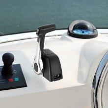 Boat Outboard Engine Binnacle Remote Control Box For Yamaha Console 704 Single