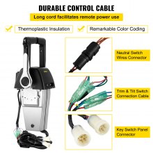 VEVOR Boat Throttle Control 704-48207-R0-00 Boat Control Box Dual Twin Engine Mount Outboard Remote Control Binnacle Remote Control Throttle Gear Control Compatible with Yamaha Outboard