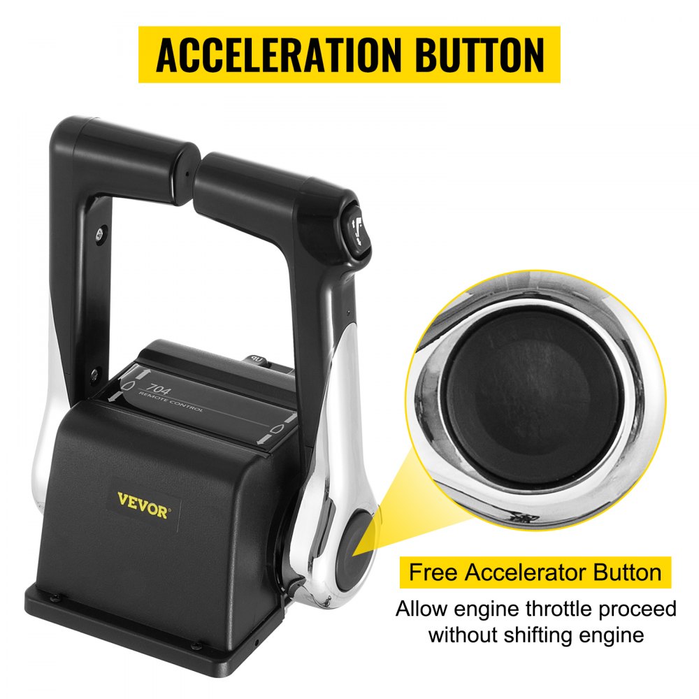 VEVOR Boat Throttle Control 704-48207-13 Twin Binnacle Remote Control Outboard Dual Boat Throttle Durable Control Cable Outboard Remote Control For Yamaha 704 Controls