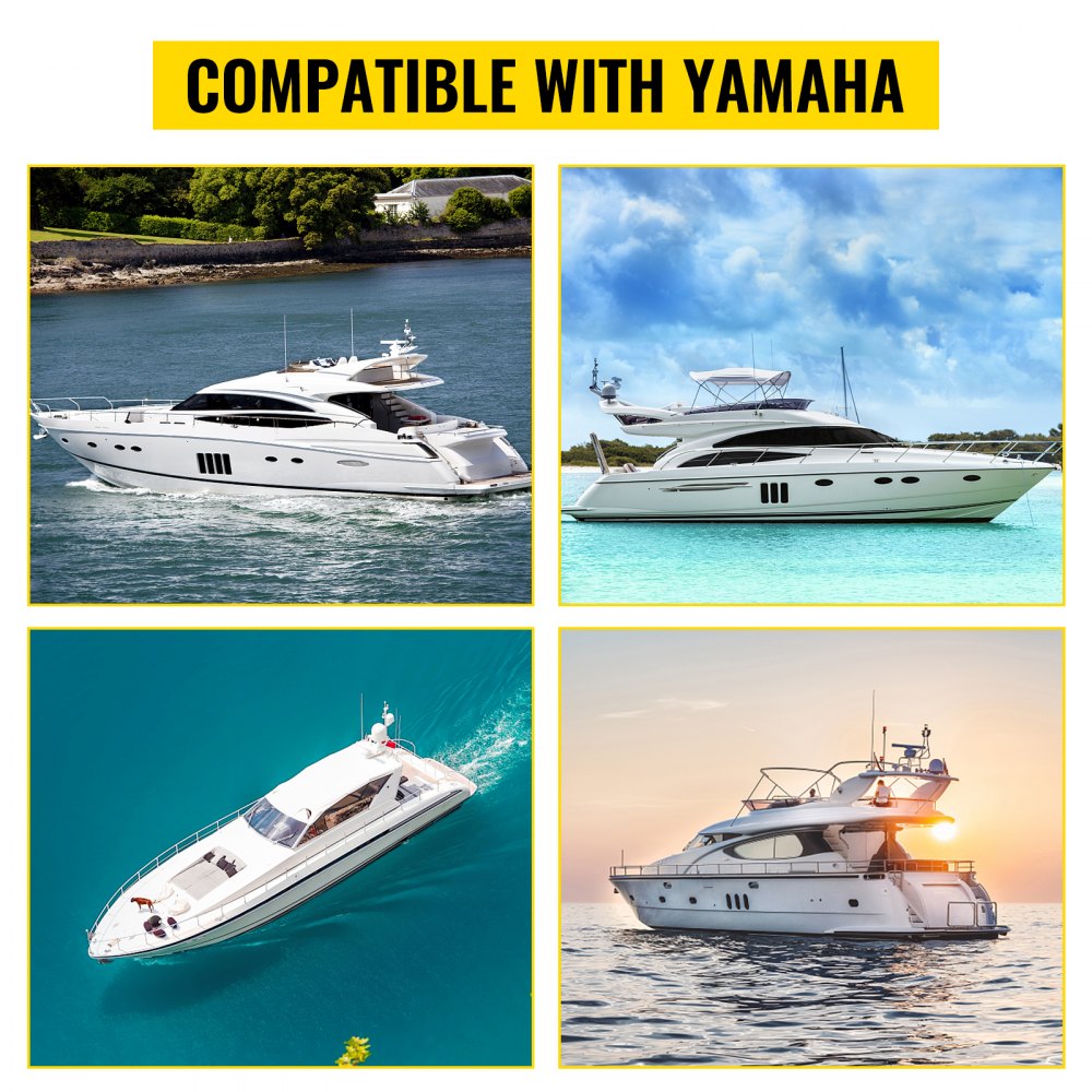 VEVOR Boat Throttle Control 704-48207-13 Twin Binnacle Remote Control Outboard Dual Boat Throttle Durable Control Cable Outboard Remote Control For Yamaha 704 Controls