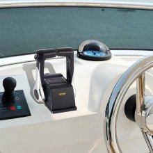 Twin Binnacle Remote Control Outboard Dual Boat Throttle For Yamaha 704 Controls