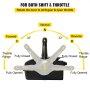 VEVOR Boat Throttle Control 881170A13 Remote Control Box Outboard Remote Control Box with 15' harness with 14 Pin Deutshe Connector For Mercury Outboard Engine Gasoline