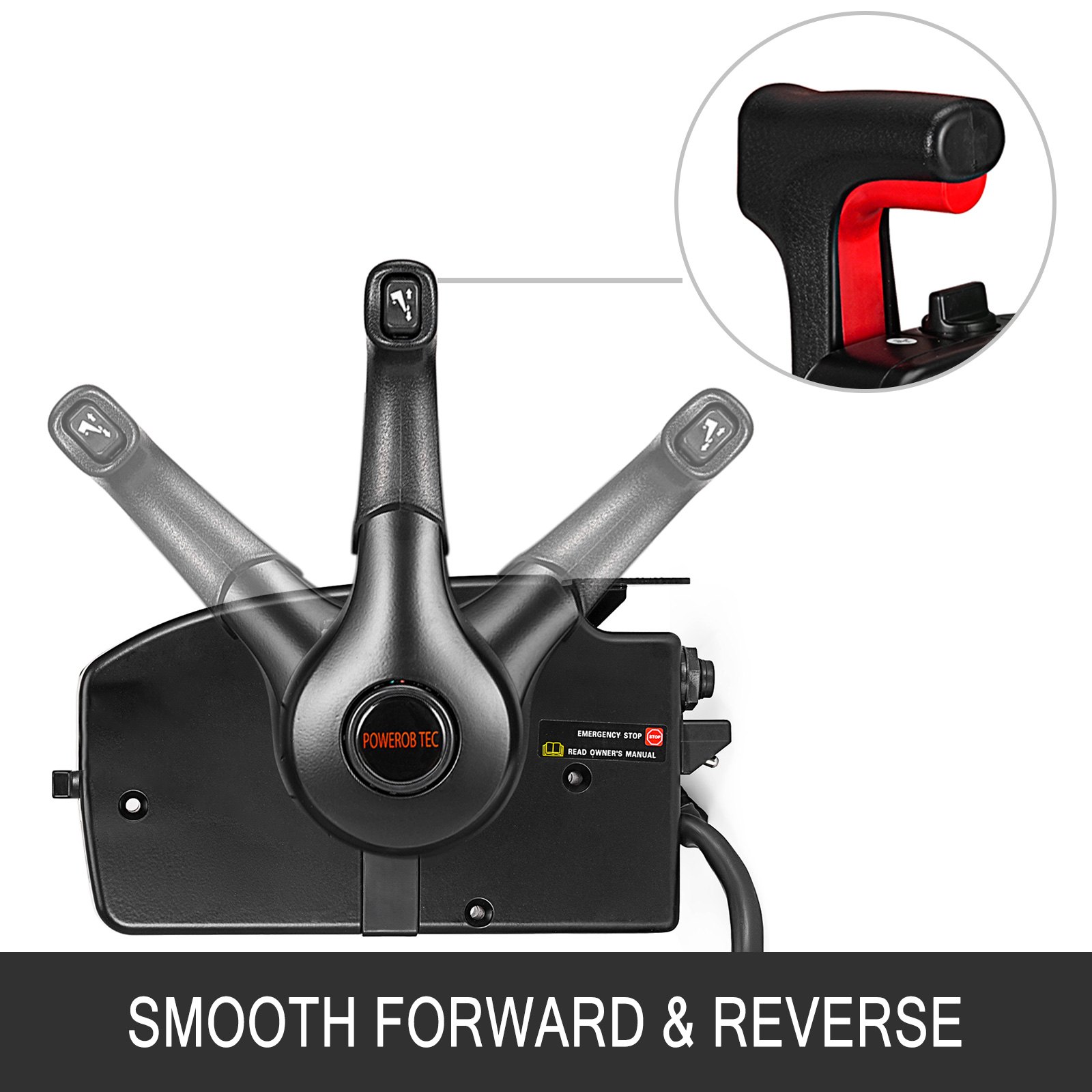 VEVOR Boat Throttle Control 881170A13 Remote Control Box Outboard Remote Control Box with 15' harness with 14 Pin Deutshe Connector For Mercury Outboard Engine Gasoline