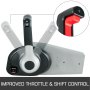 VEVOR Boat Throttle Control Outboard Remote Control, 8M0011213 Boat Motor Side Mount Remote Control Box, Boat Throttle Control Accelerator, Boat Control Box 3 Pin Fits for Mercury Outboard Engine