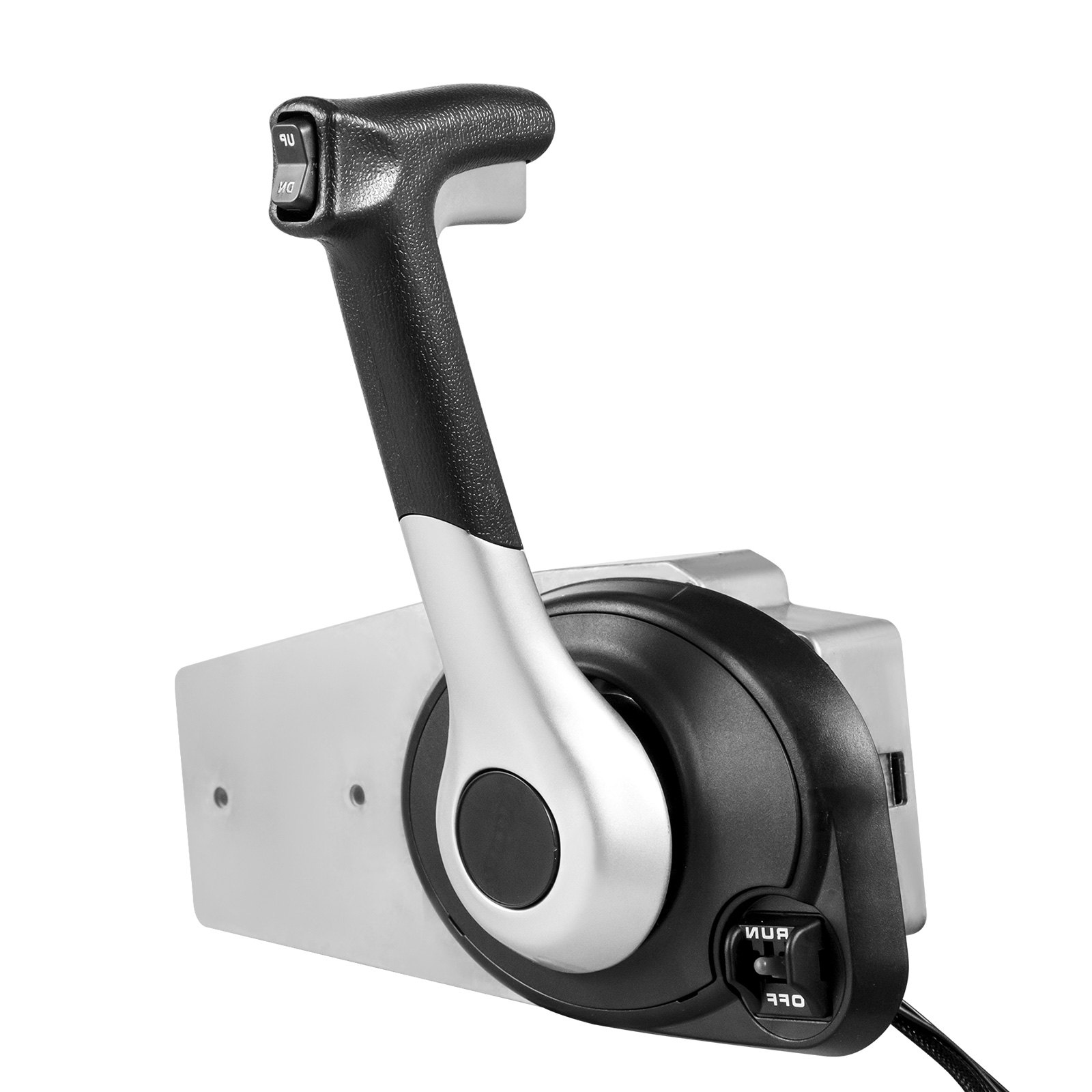 VEVOR Boat Throttle Control Outboard Remote Control, 8M0011213 Boat Motor Side Mount Remote Control Box, Boat Throttle Control Accelerator, Boat Control Box 3 Pin Fits for Mercury Outboard Engine