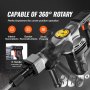 VEVOR demolition jack hammer, 360° rotary, ideal for interior decorations, garden reconstructions, small projects.