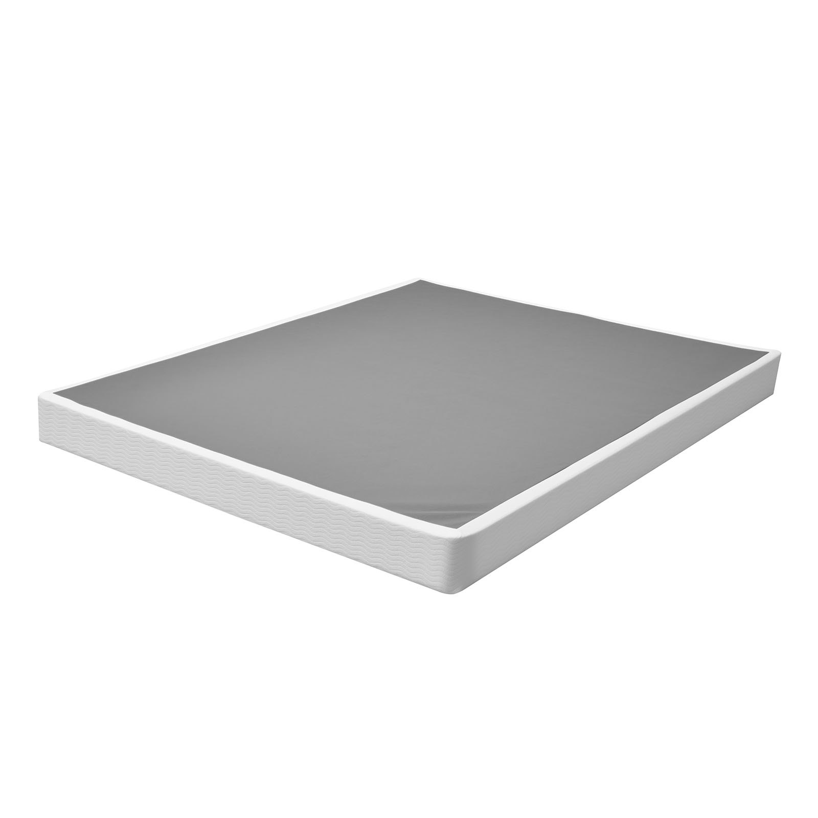 VEVOR Box Spring, Queen Size Bed Frame with Washable Fabric Cloth, Heavy Duty Metal Frame for Queen Bed, 5 in Mattress Foundation, 3500 lbs Max Weight Capacity, Easy Assembly, 79.1L x 59.6W x 5.1H in