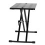 VEVOR DJ Table Stand, 32" x 20" Portable DJ Laptop and Controller Stand, Lightweight DJ Desk DJ Booth Adjustable Height DJ Stand, Foldable Double-X Braced Keyboard Stand & Tabletop, Audio Mixer Stand