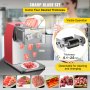 VEVOR Commercial Meat Cutting Machine, 551 Lbs/H 850W Meat Shredding Machine, 2.5mm Blade Electric Meat Cutter, Stainless Steel Restaurant Food Cutter, for Kitchen Supermarket Lamb Beef Chicken, Red