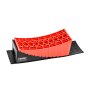 VEVOR Camper Levelers, 2 Pcs RV Leveling Blocks, up to 8818.5lbs Camper Wheel Chocks, Max. 4" Leveling Height Heavy Duty Curved Levelers, RV Camper Leveler Kit with Anti-Slip Mat Carrying Bag Level