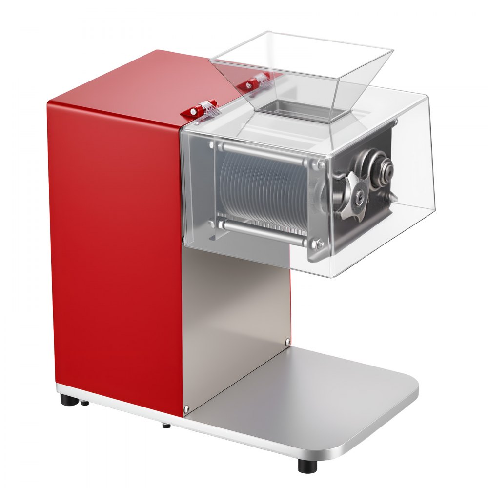 VEVOR Meat Cutting Machine, 850W Commercial Slicer, 3.5mm Heavy Duty Stainless Steel Blade Shredder for Boneless Meat Soft Vegetables, Electric Food Slicers for Kitchen Restaurant Supermarket
