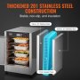 Hot Box Food Warmer 4-Tier Concession Warming Cabinet with Water Tray for Pizza