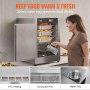 VEVOR Hot Box Food Warmer 5-Tier Concession Warming Cabinet with Water Tray