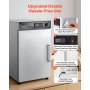 VEVOR Electric Hot Box Food Warmer, 5-Tier Commercial Warming Cabinet with Water Tray, Single-Door and Adjustable Shelves, Stainless Steel Food Warmer Cabinet, for Restaurant, Kitchen, Pizza, Chicken