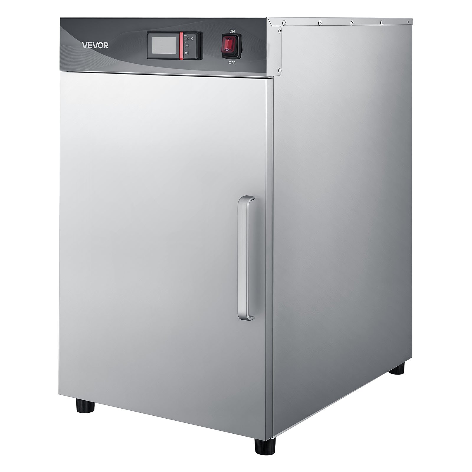 VEVOR Electric Hot Box Food Warmer, 5-Tier Commercial Warming Cabinet with Water Tray, Single-Door and Adjustable Shelves, Stainless Steel Food Warmer Cabinet, for Restaurant, Kitchen, Pizza, Chicken