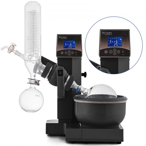 2l Rotary Evaporator Rotovap Re-200a Lab Equipment Borosilicate Glass 20-200rpm