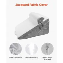 Orthopedic Bed Wedge Pillow 3 Pcs Adjustable for Back Leg Neck Sleep GERD