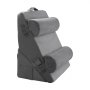 VEVOR Wedge Pillow for Sleeping, 4 Pcs Adjustable Orthopedic Bed Wedge Set, Support Arm Leg Neck Shoulder, Post Surgery Pillow for Back Pain, Acid Reflux, Snoring Relief, Sitting up in Bed, Dark Grey