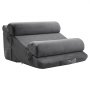 VEVOR Wedge Pillow for Sleeping, 4 Pcs Adjustable Orthopedic Bed Wedge Set, Support Arm Leg Neck Shoulder, Post Surgery Pillow for Back Pain, Acid Reflux, Snoring Relief, Sitting up in Bed, Dark Grey