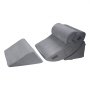 VEVOR Wedge Pillow for Sleeping, 4 Pcs Adjustable Orthopedic Bed Wedge Set, Support Leg Neck Shoulder, Post Surgery Pillow for Back Pain, Acid Reflux, Snoring Relief, Sitting up in Bed, Dark Grey