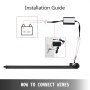 VEVOR 2PCS 30 Inches Electric Actuators Kit 12V DC with Mounting Bracket Heavy Duty 900N 10mm/s Actuators for Recliner TV Table Lift Massage Bed Electric Sofa