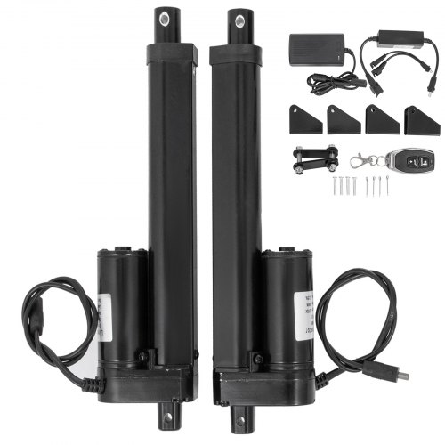 2pcs 6" Stroke Linear Actuator 12v Electric Motor Kit 900n Water-proof Home