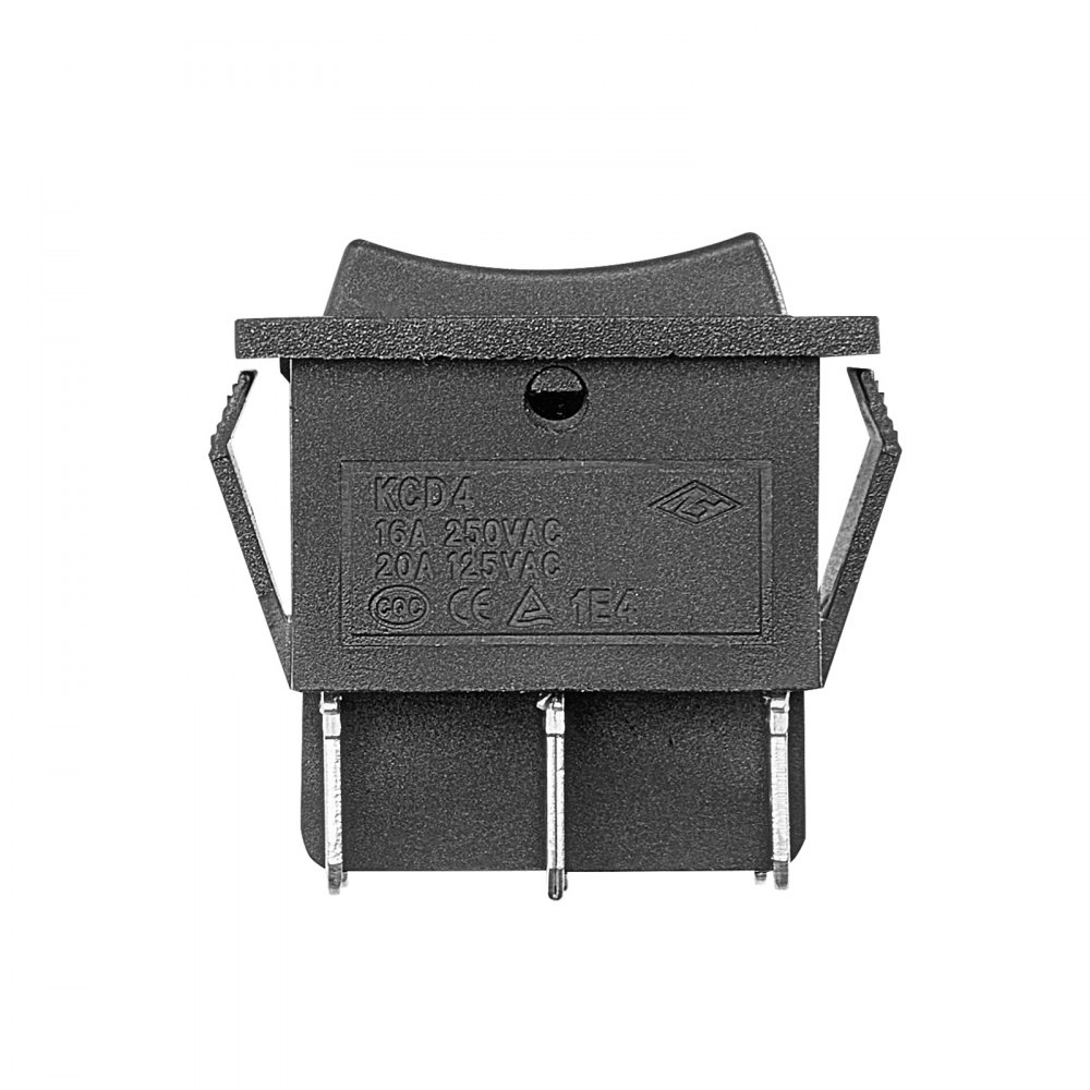 VEVOR Rocker Switch, 6 Pin Momentary DPDT Rocker Switch, 3-Position (ON)-Off-(ON) Polarity Reversing Switch AC 250V/16A 125V/ 20A for Auto Car Boat Household Appliances