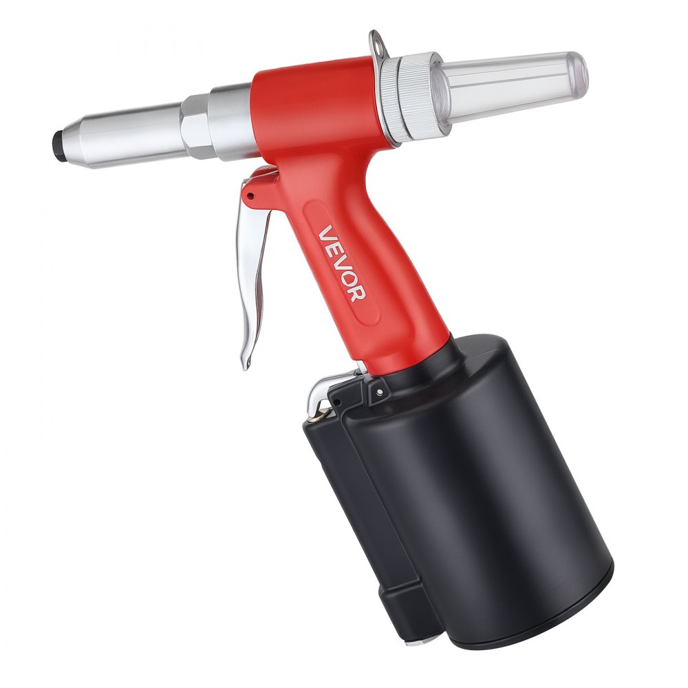 VEVOR Pneumatic Rivet Gun Kit with 3/32" 1/8" 5/32" 3/16" Nosepieces, 2425 LBS Pulling Force, 3-Claw Secure Grip, Air Pop Riveter Tool for Automotive, Construction, Industrial Manufacturing