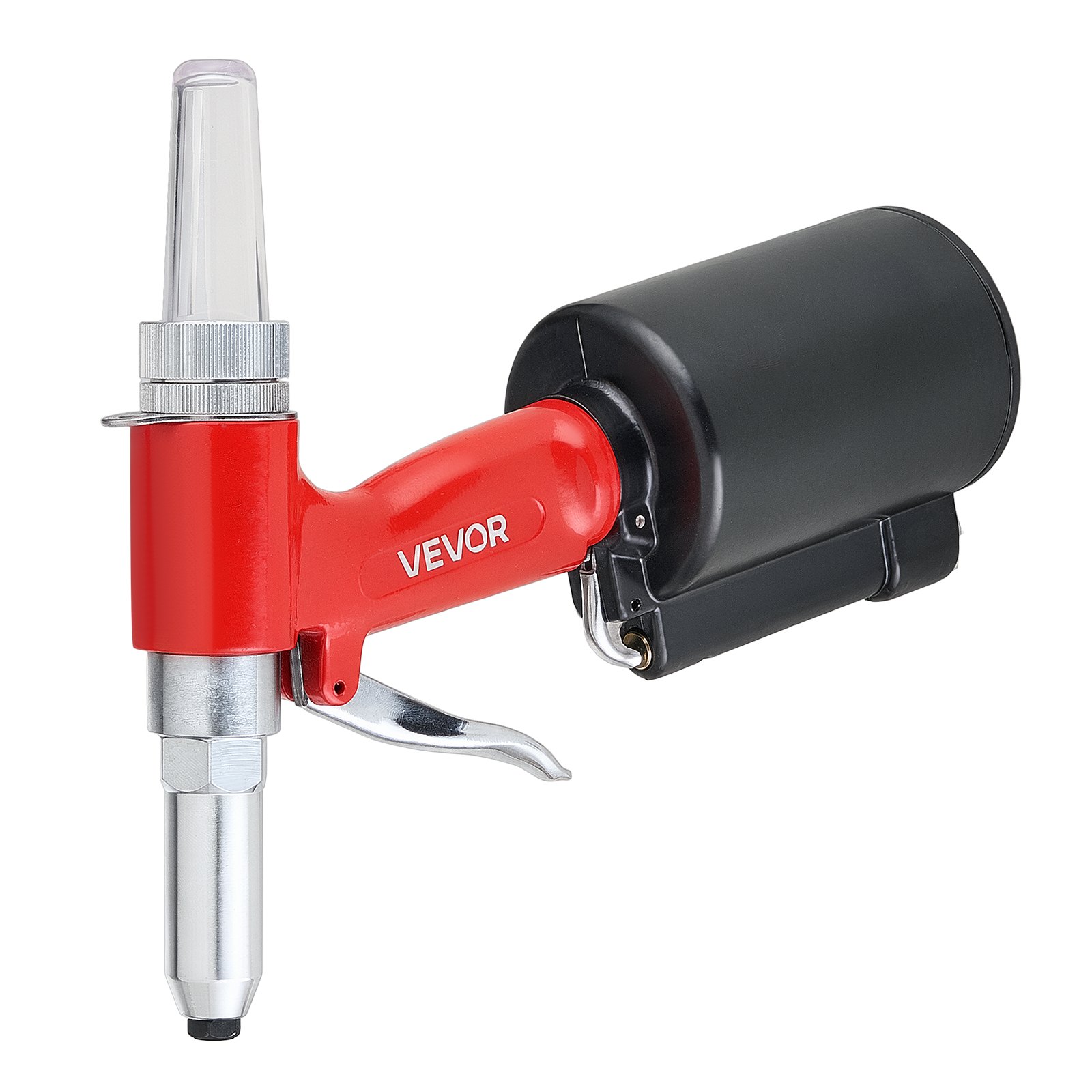 VEVOR Pneumatic Rivet Gun Kit with 3/32" 1/8" 5/32" 3/16" Nosepieces, 2425 LBS Pulling Force, 3-Claw Secure Grip, Air Pop Riveter Tool for Automotive, Construction, Industrial Manufacturing