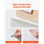 VEVOR 23.6 in Laundry Room Wall Cabinet 2-Tier Kitchen Cupboard with 2 Doors