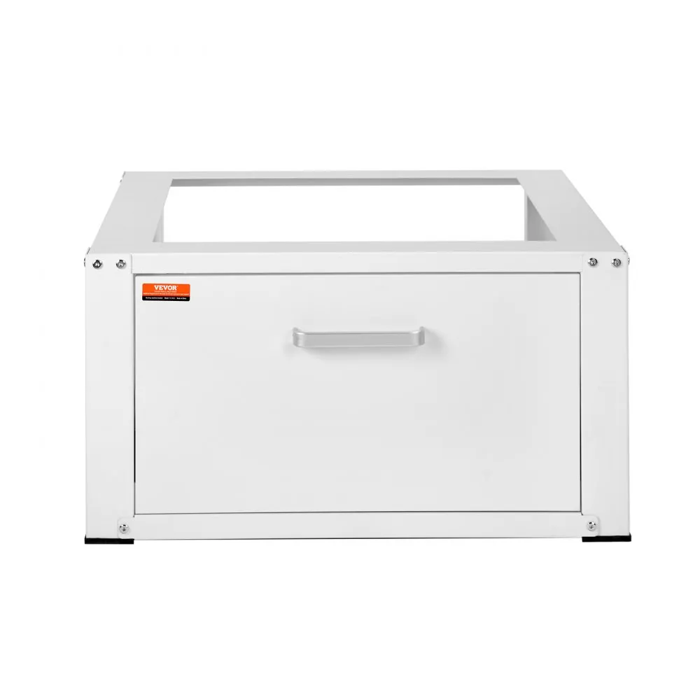 VEVOR Laundry Pedestal 686mmW x 366mmH, Washer And Dryer Base Stand Platform Universal Fit 299kg Capacity, Heavy Duty Multi-Functional Base for Washing Machine with Drawer & Rich Accessories