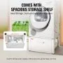 VEVOR Laundry Pedestal 686mmW x 366mmH, Washer And Dryer Base Stand Platform Universal Fit 299kg Capacity, Heavy Duty Multi-Functional Base for Washing Machine with Drawer & Rich Accessories