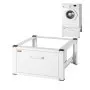 VEVOR Laundry Pedestal 27" Wide 14.4" Height, Washer And Dryer Base Stand Platform Universal Fit 660lbs Capacity, Heavy Duty Multi-Functional Base for Washing Machine with Drawer & Rich Accessories