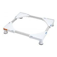 VEVOR Mini Fridge Stand Universal Laundry Pedestal, Adjustable with 4 Strong Feet, Washing Machine Base Multi-Functional for Washer And Dryer, 381-615mm Wide Expandable