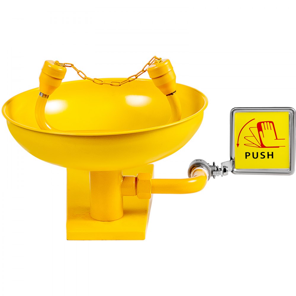 Emergency Eyewash Eye Wash Station Wall Mounted Emergency Shower ABS Coating