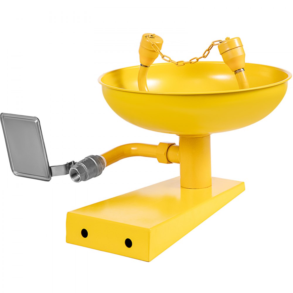 Emergency Eyewash Eye Wash Station Wall Mounted Emergency Shower ABS Coating